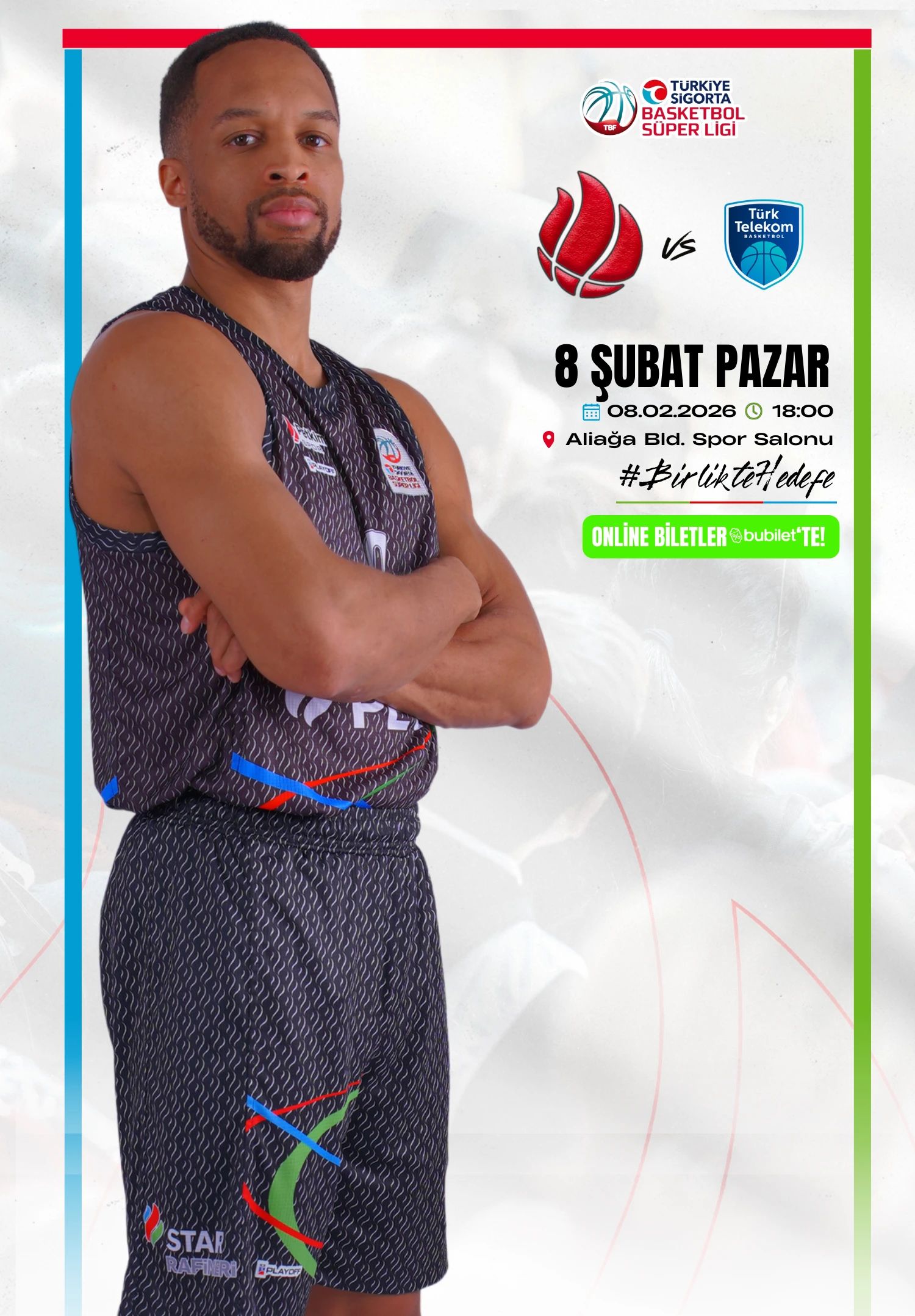 Aliağa Petkimspor - Türk Telekom Basketbol