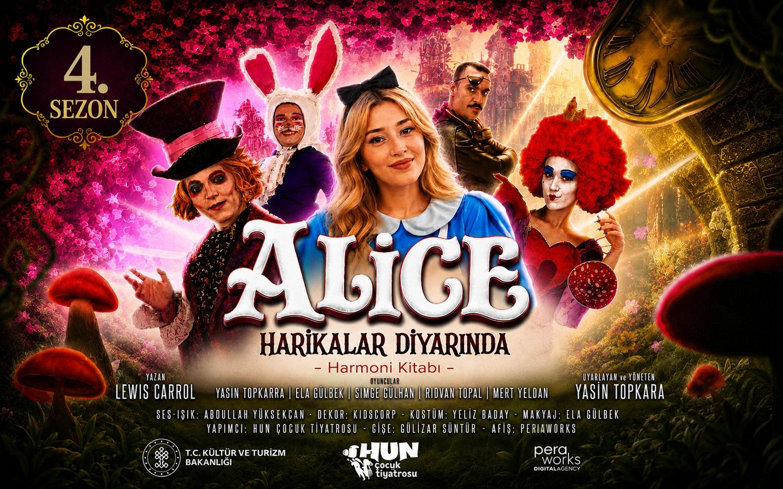 Alice Harikalar Diyarında - Hun Çocuk Tiyatrosu
