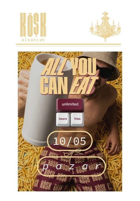 All You Can Eat – Unlimited Beers & Fries