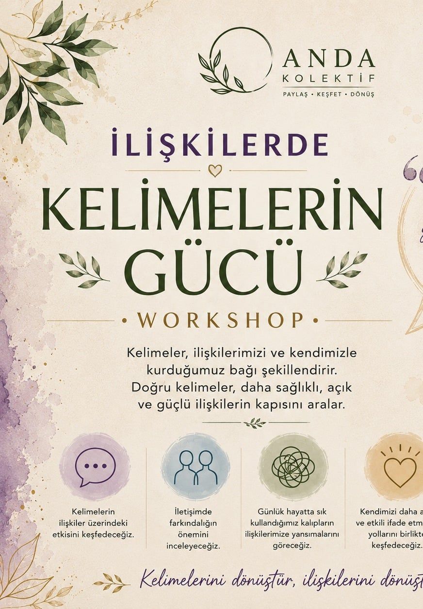 Anda Kolektif - İlişkilerde Kelimelerin Gücü Workshop