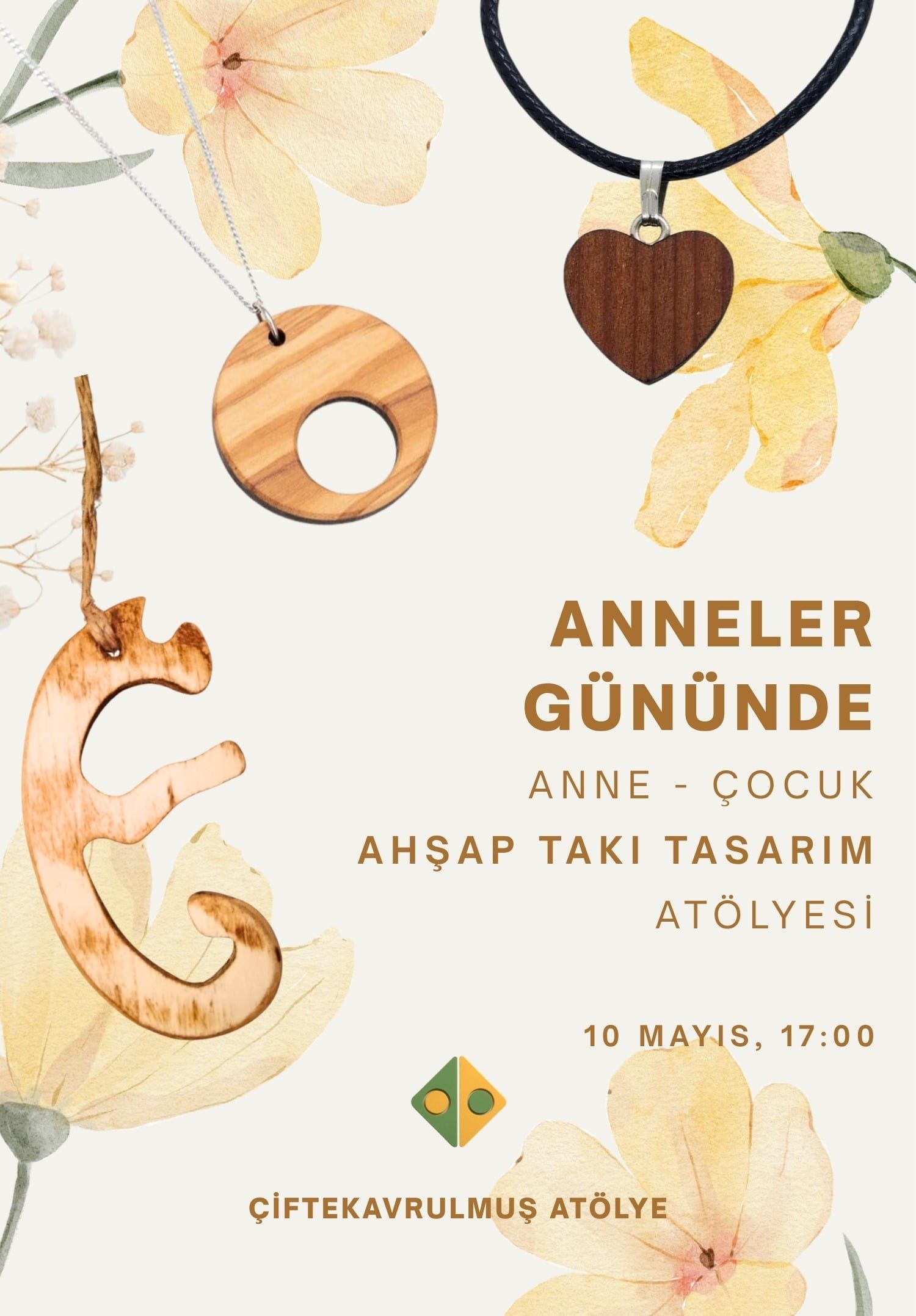 Anne - Çocuk Ahşap Takı Workshop