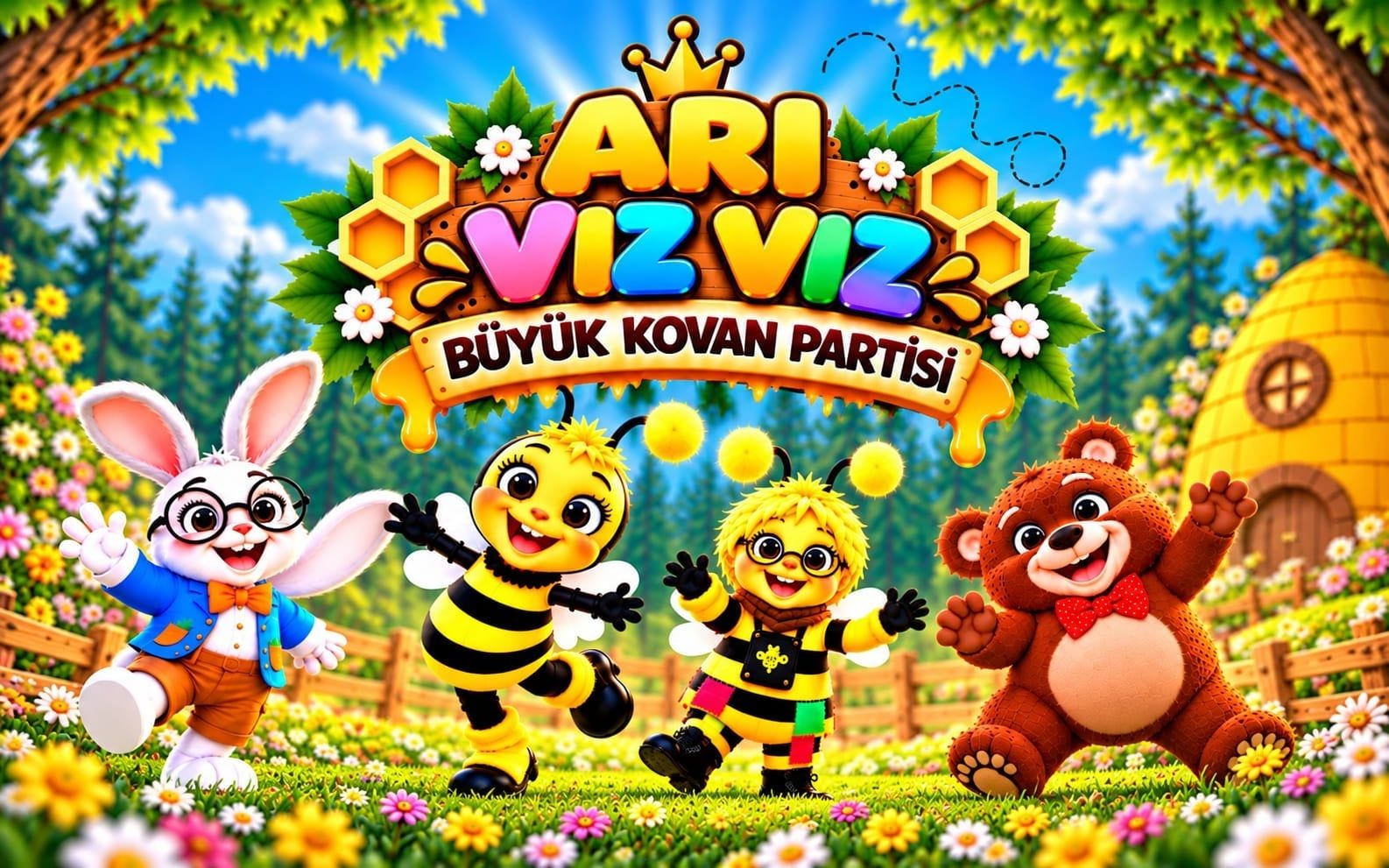Arı Vız Vız Büyük Kovan Partisi 
