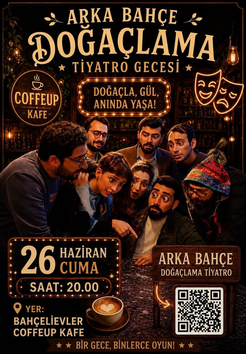 Arka Bahçe Doğaçlama Tiyatro Gecesi