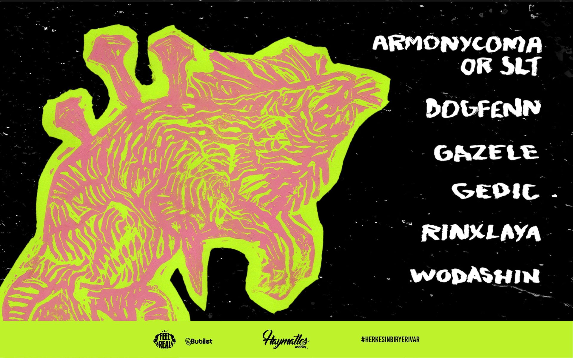 Armonycoma or slt, Dogfenn, Gazele, Gedic, Rinxlaya ve Wodashin