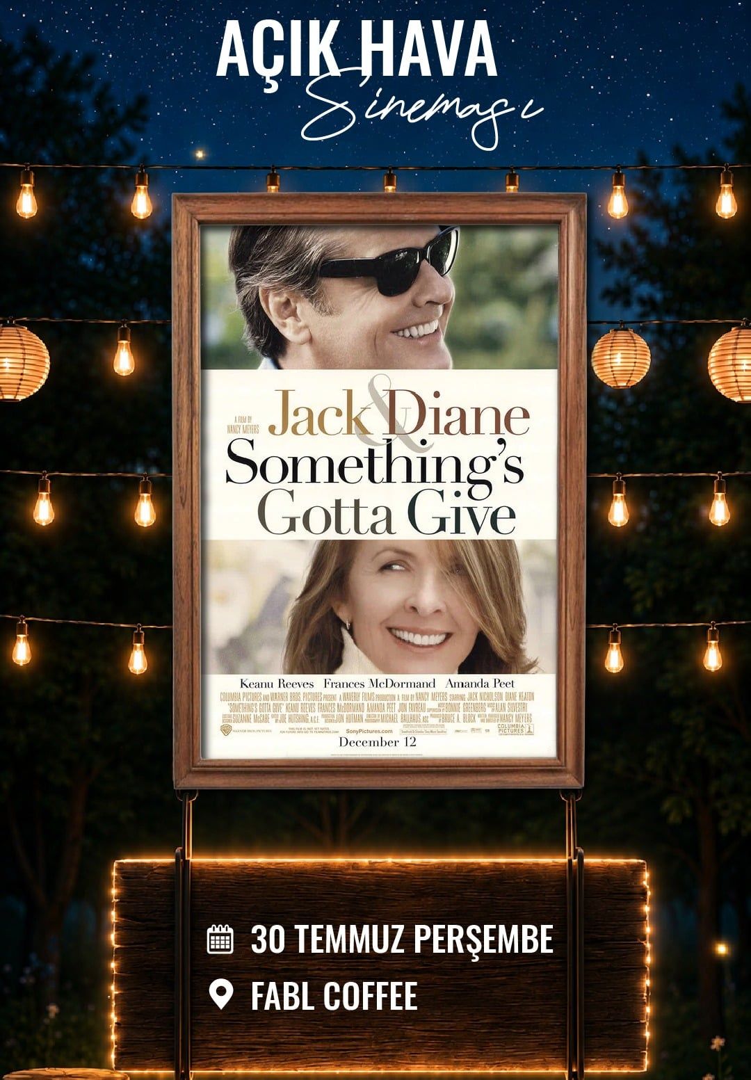 Aşkta Her Şey Mümkün - Fabl Açıkhava Sinema Etkinlikleri
