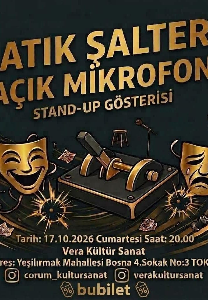 Atık Şalter Açık Mikrofon Stand Up Gösterisi