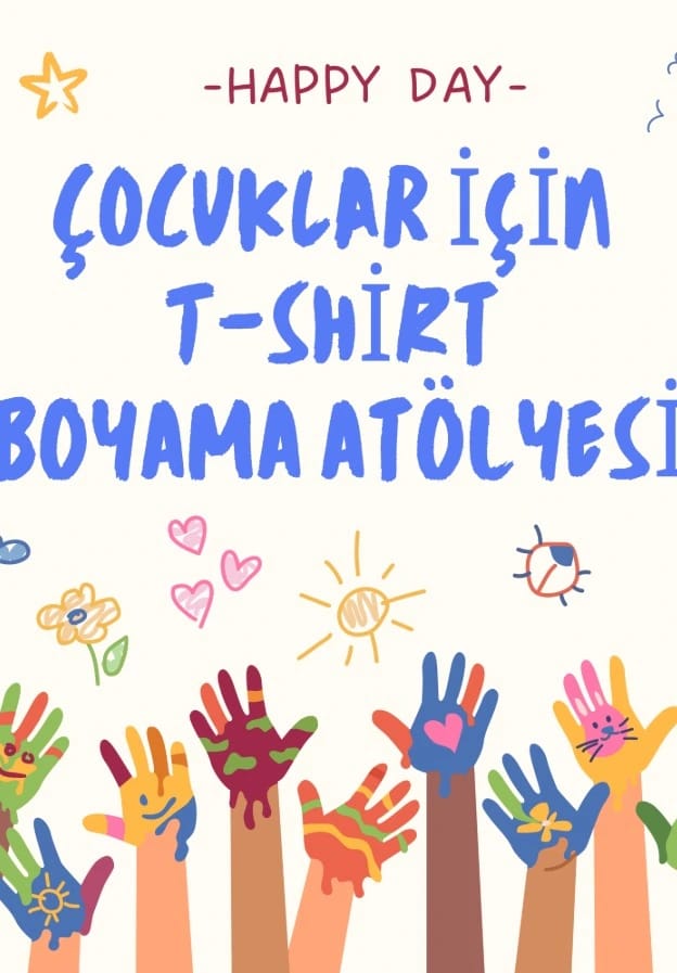 Auroray Art İle Çocuklar İçin T-Shirt Boyama Workshop