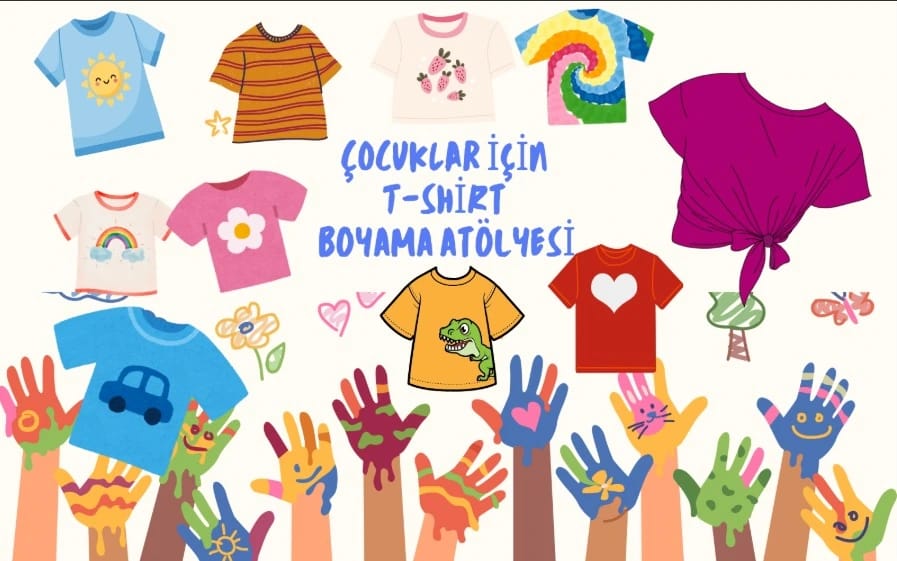 Auroray Art İle Çocuklar İçin T-Shirt Boyama Workshop
