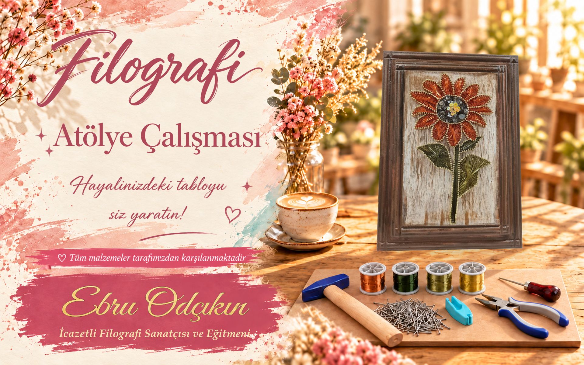 Auroray Art İle Filografi Atölyesi