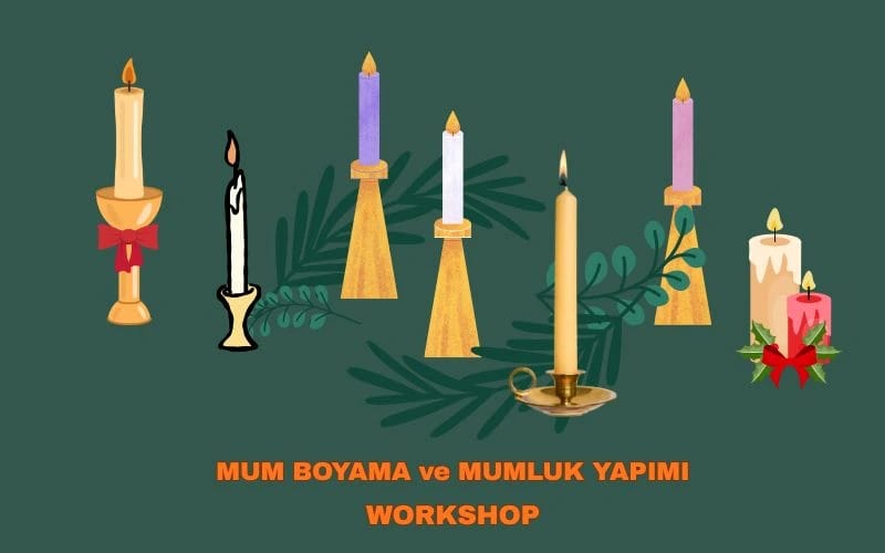 Auroray Art İle Mum Boyama ve Mumluk Workshop