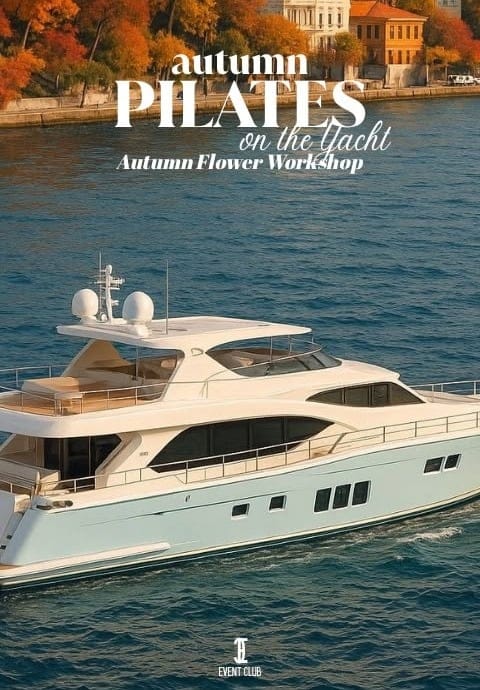 Autumn Pilates & Flower Workshop On The Yacht