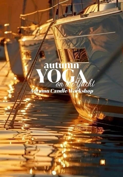 Autumn Yoga & Candle Workshop On The Yacht