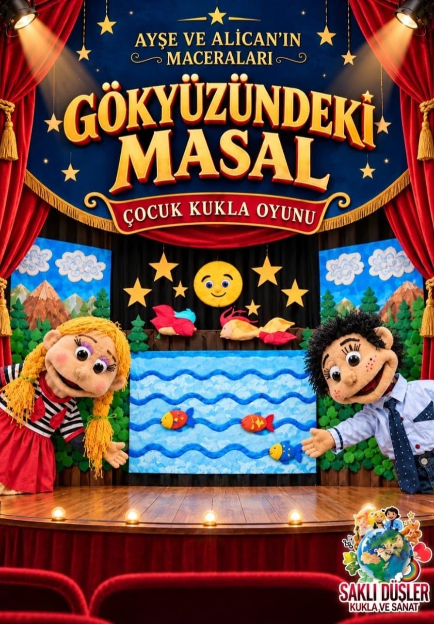 Ayşe ve Alican'ın Maceraları - Gökyüzündeki Masal - Çocuk Kukla Oyunu
