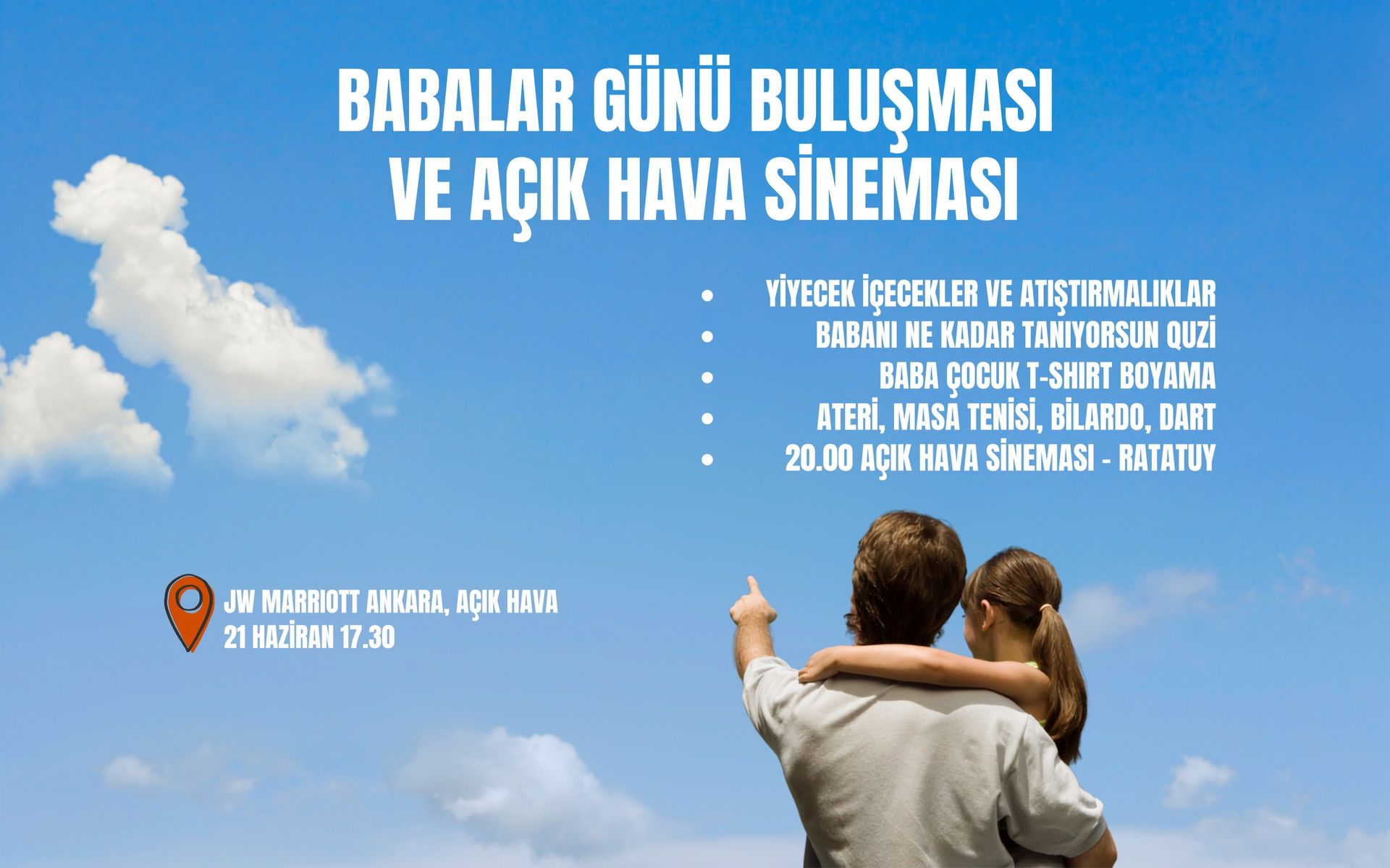 Babalar Günü Buluşması - Açık Hava Sineması 