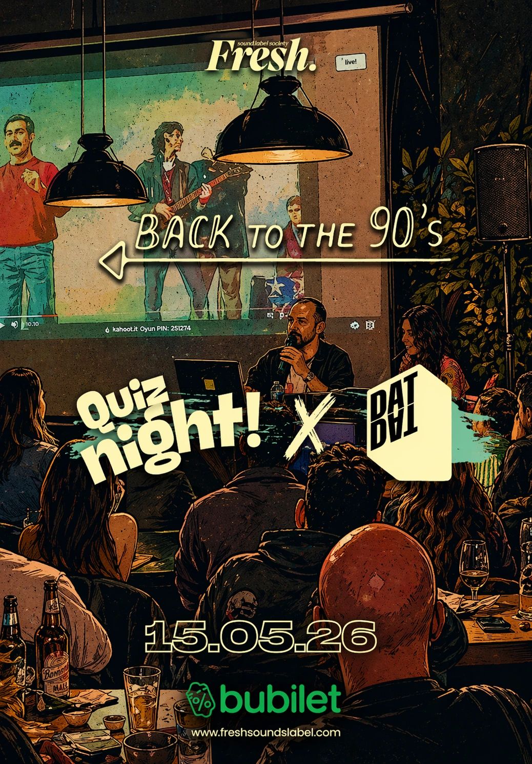 Back to the 90s: Quiz Night + 90s Party