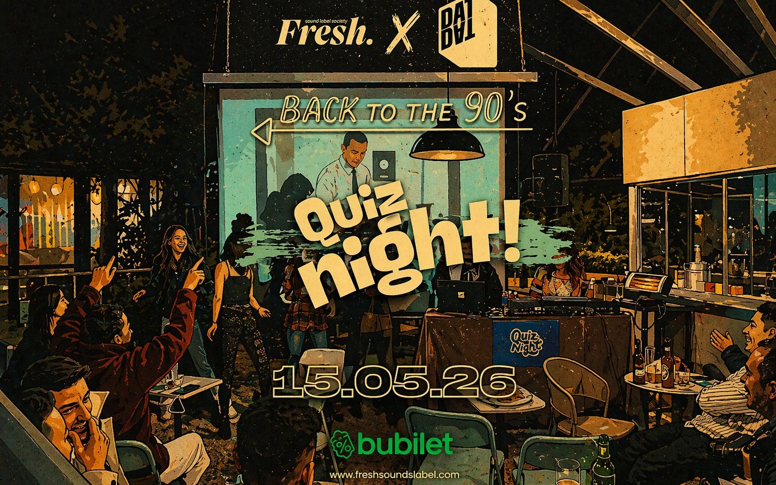 Back to the 90s: Quiz Night + 90s Party