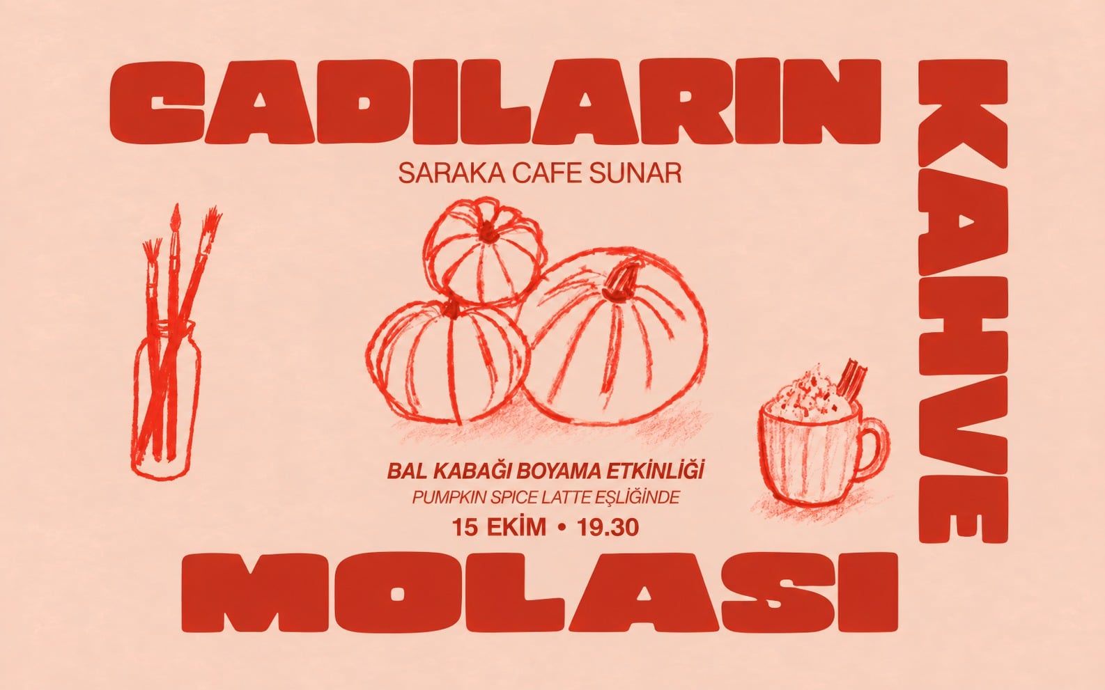 Bal Kabağı Boyama (CADILARIN KAHVE MOLASI)