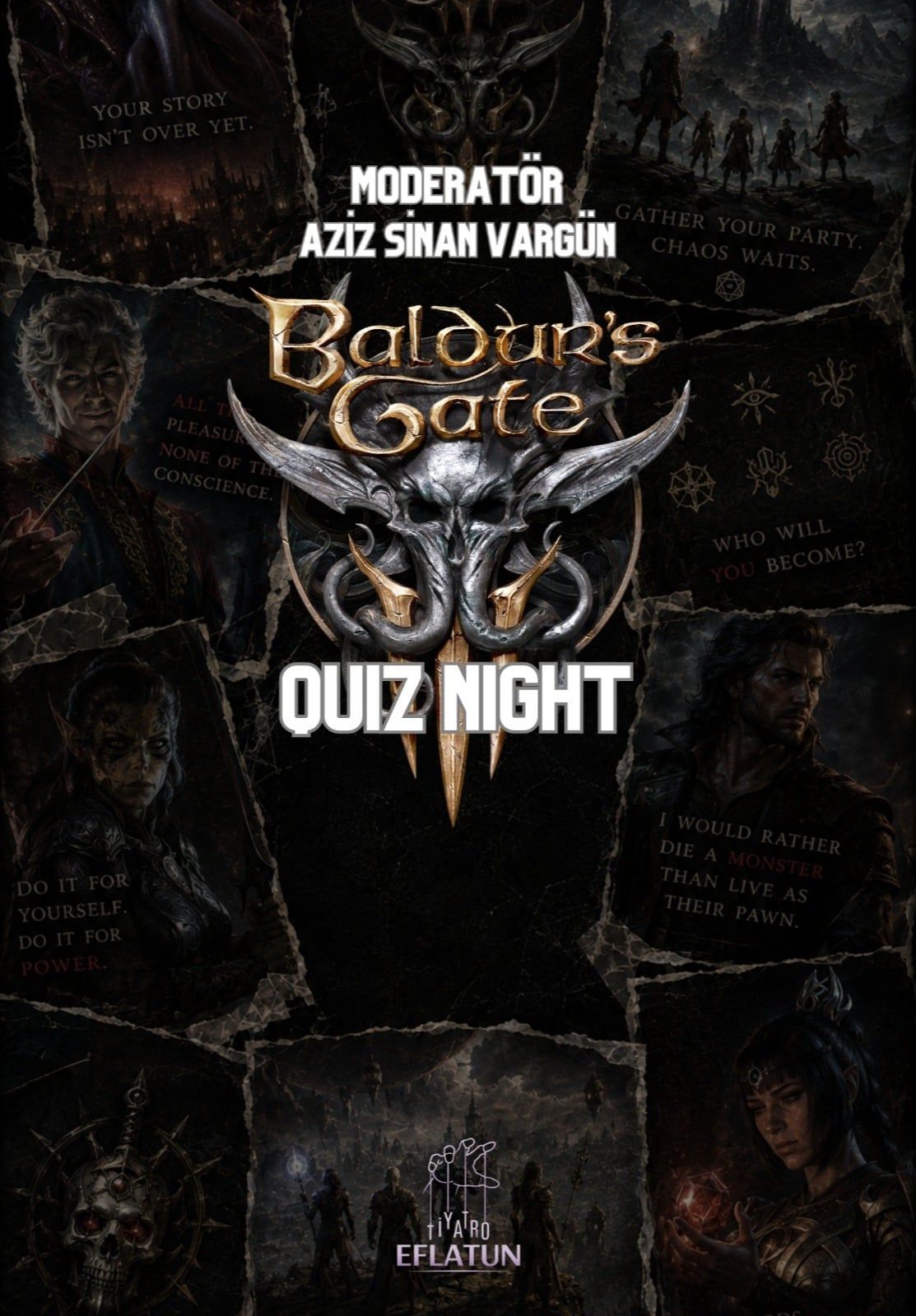 Baldur's Gate 3 Oyun Quiz Night