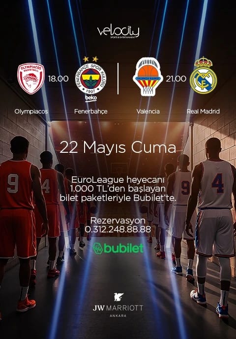 Basket Maçı Gösterimi | Olympiacos - Fenerbahçe & Valencia - Real Madrid