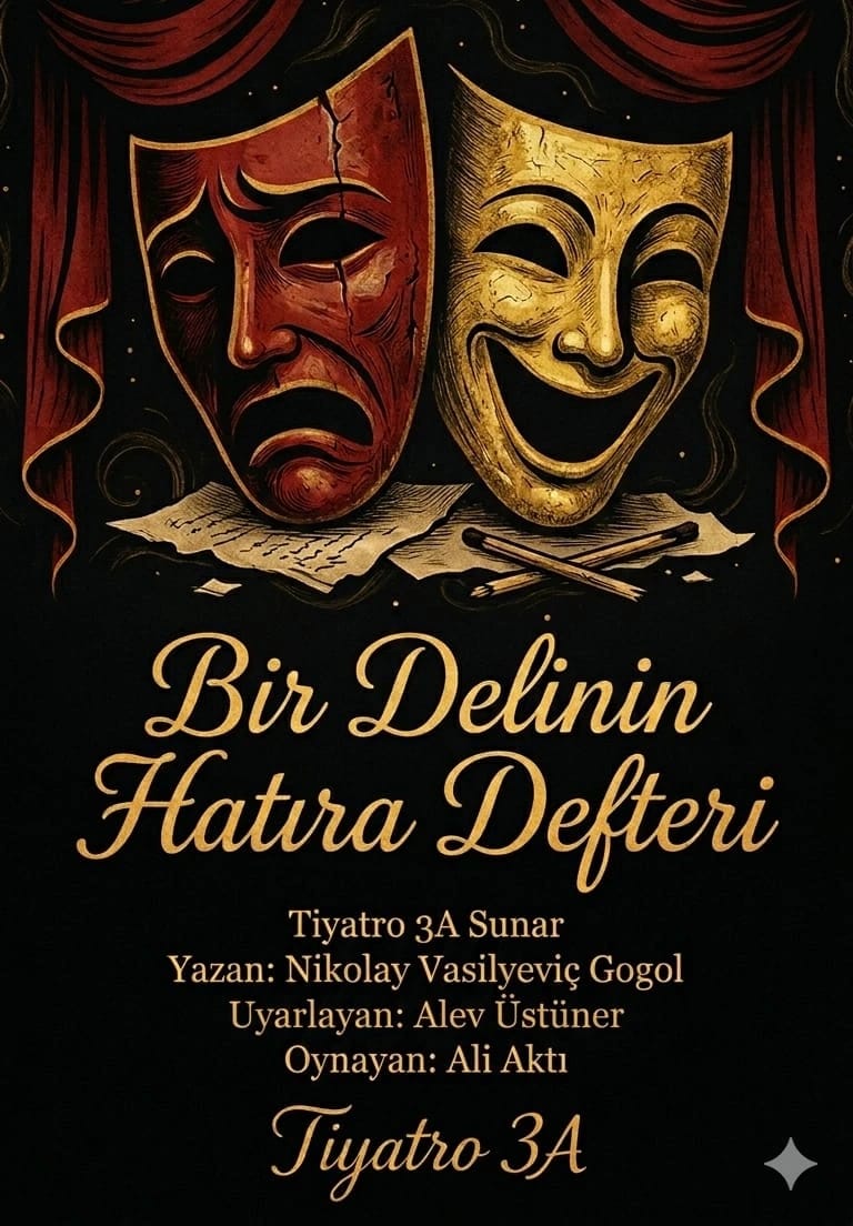 Bir Delinin Hatıra Defteri Tiyatro Oyunu