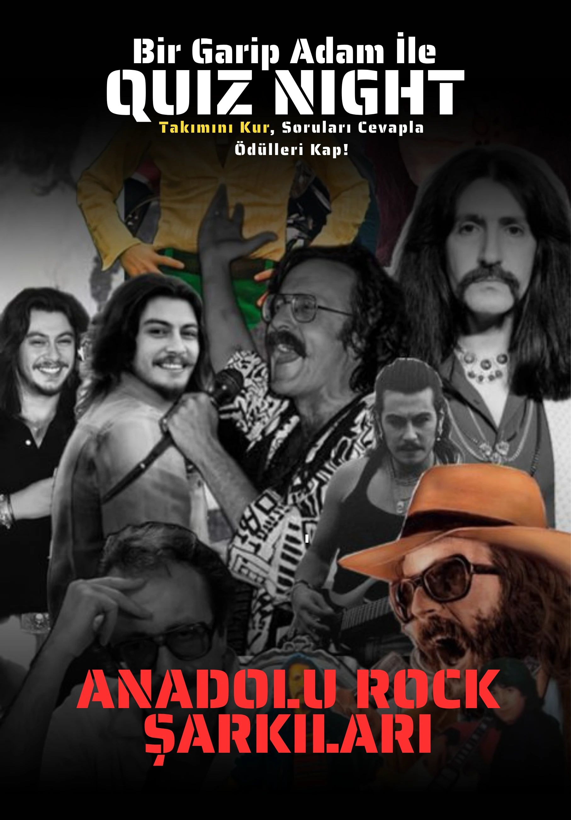 Bir Garip Adam İle Quiz Night - Anadolu Rock Şarkıları
