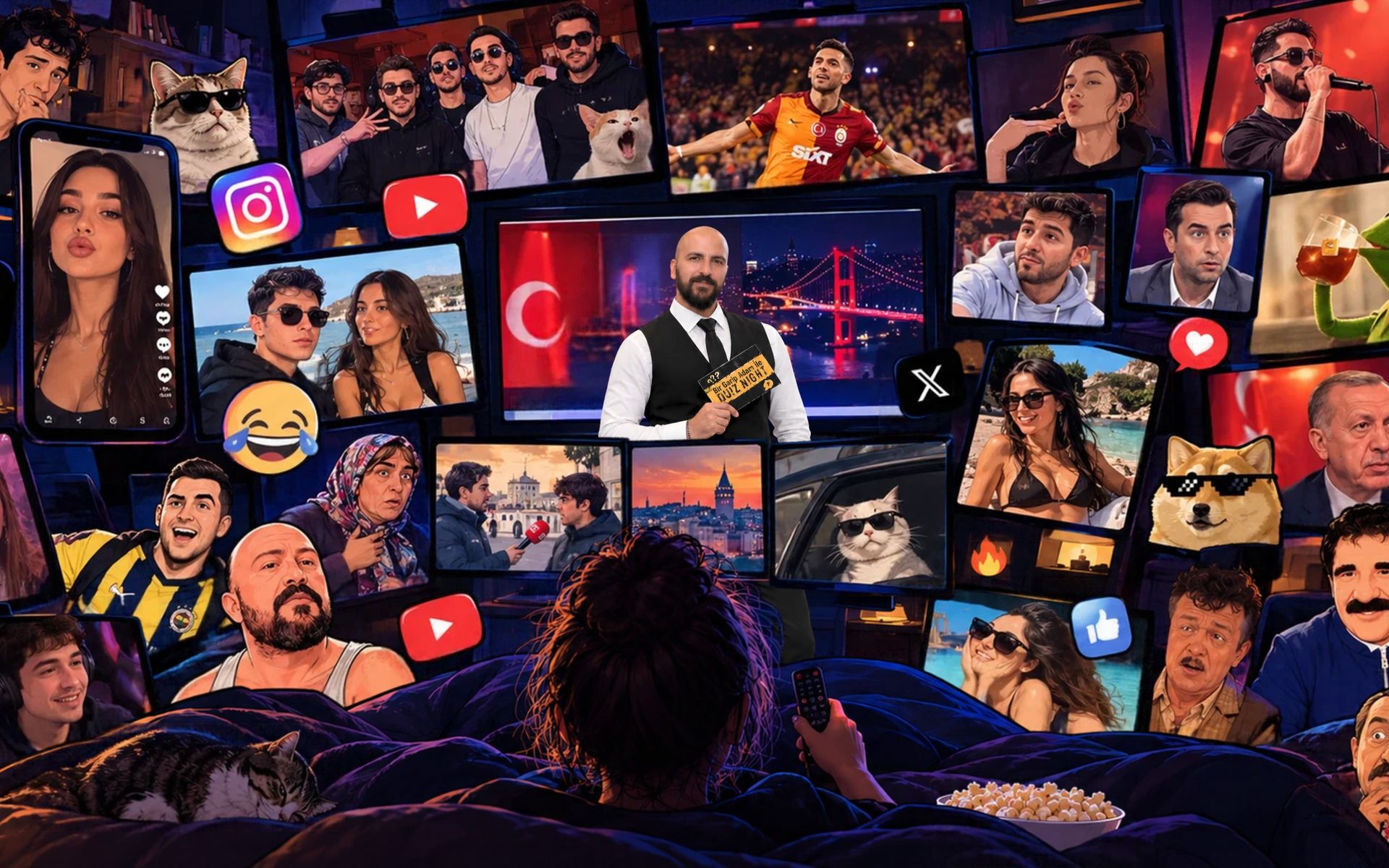 Bir Garip Adam İle Quiz Night - Ekran Süresi