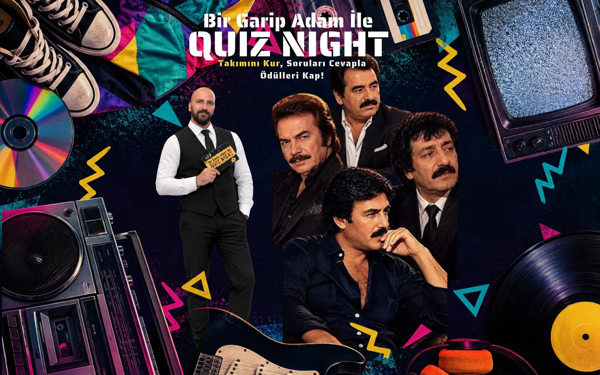 Bir Garip Adam İle Quiz Night - Unutulmaz Arabesk Şarkılar