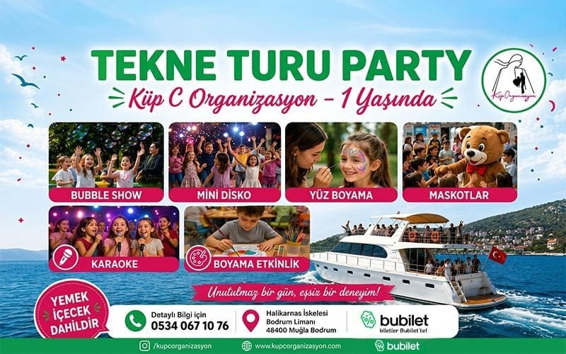 Bodrum Çocuk & Aile Tekne Turu Partisi