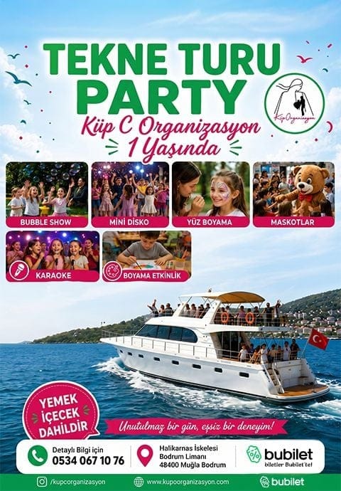 Bodrum Çocuk & Aile Tekne Turu Partisi