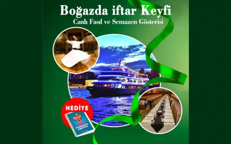 Boğazda Fasıl ve Semazen Eşliğinde Unutulmaz İftar Yemeği 
