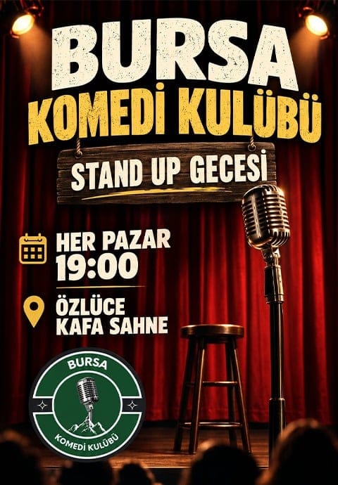 Boğaziçi Komedi Kulübü - Bursa Stand up Gecesi