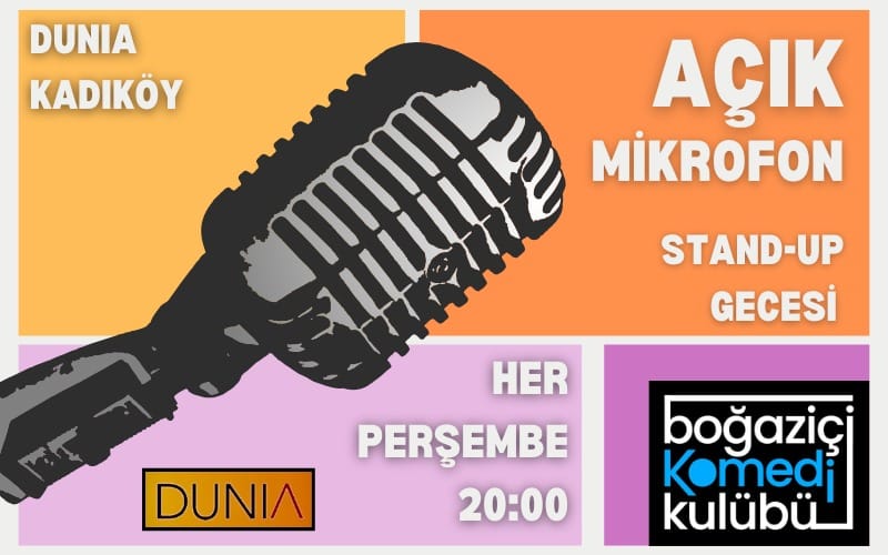 Boğaziçi Komedi Kulübü - Kadıköy Açık Mikrofon Stand-up