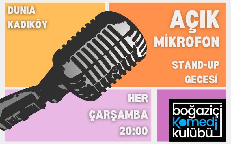 Boğaziçi Komedi Kulübü - Kadıköy Açık Mikrofon Stand-up
