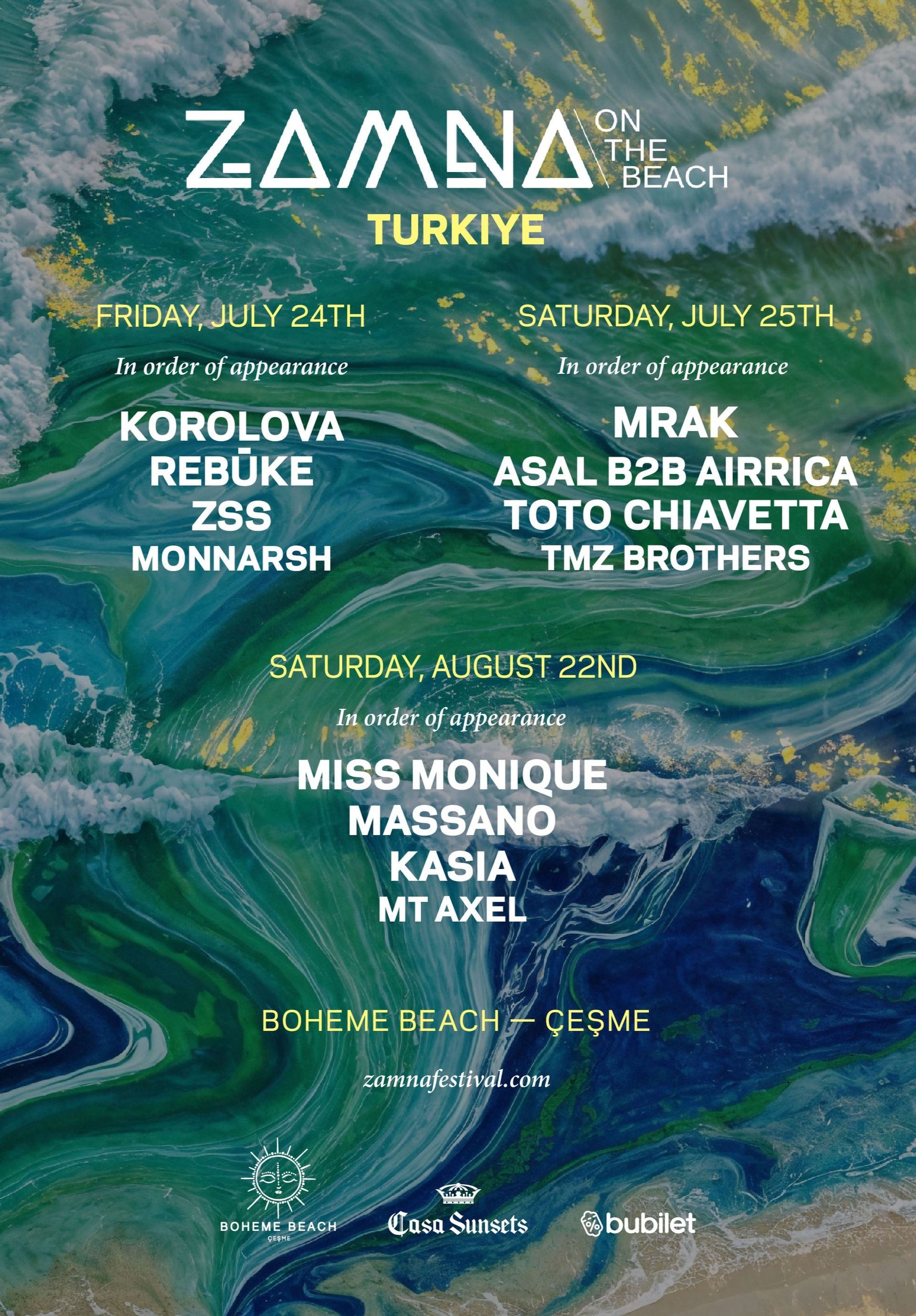 Boheme Beach x ZAMNA On The Beach