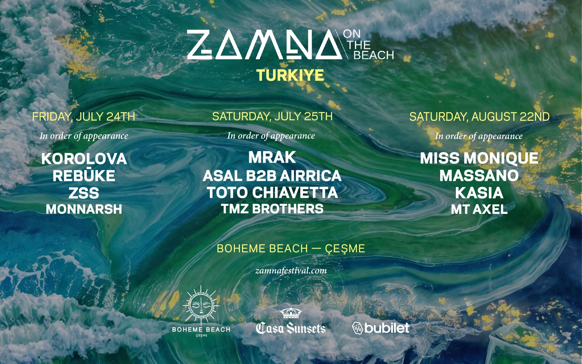 Boheme Beach x ZAMNA On The Beach