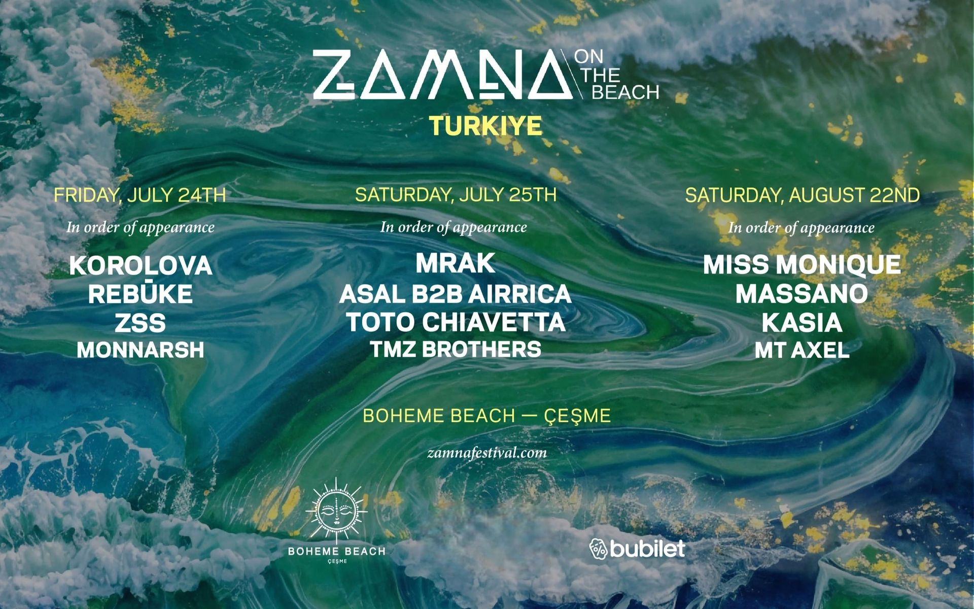 Boheme Beach x ZAMNA On The Beach