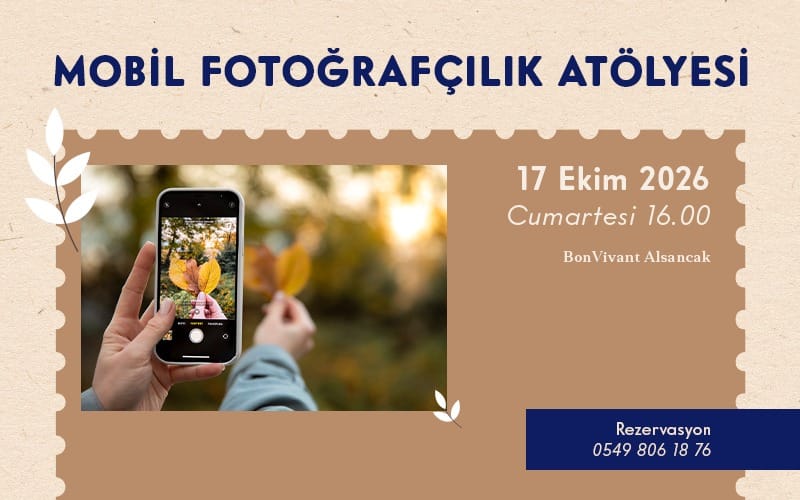 BonVivant Mobil Fotoğrafçılık Atölyesi