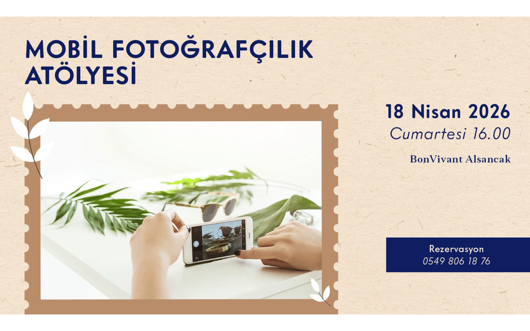 BonVivant Mobil Fotoğrafçılık Atölyesi