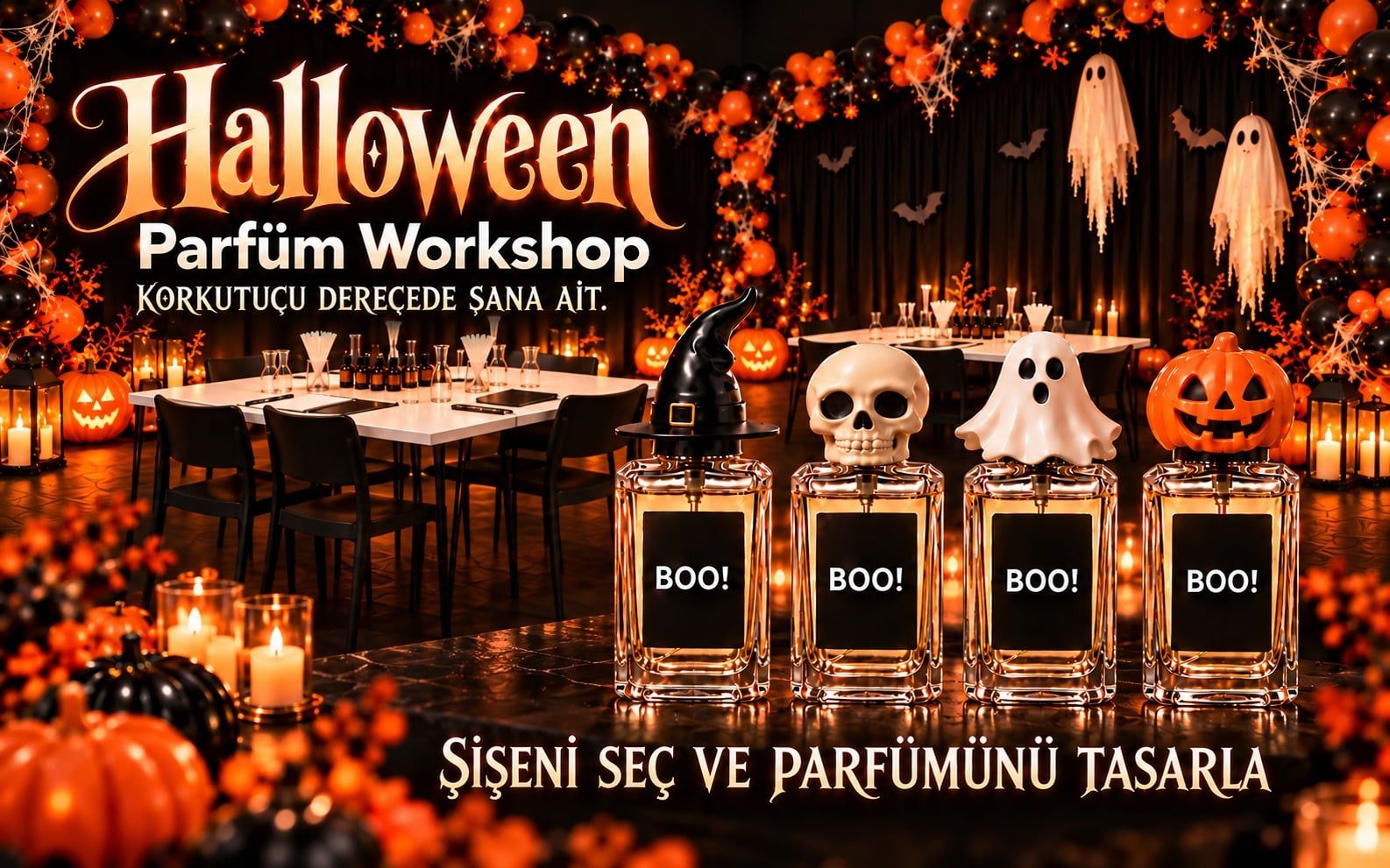 BOO. by bo. | Ankara Halloween Parfüm Workshop