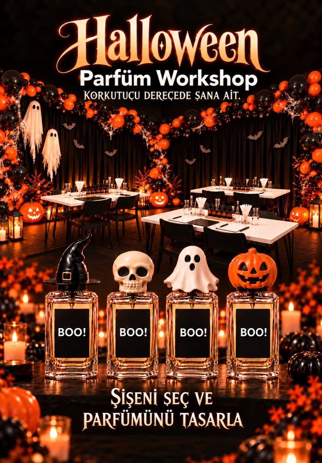 BOO. by bo. | Ankara Halloween Parfüm Workshop