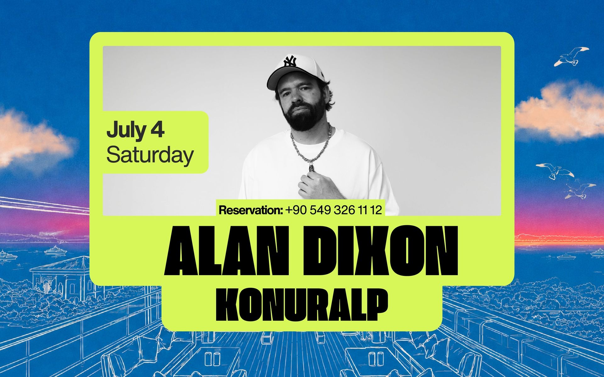 Bosphorus Series: ALAN DIXON at 16 ROOF