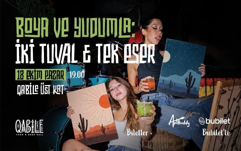 Boya ve Yudumla: İki Tuval Tek Eser