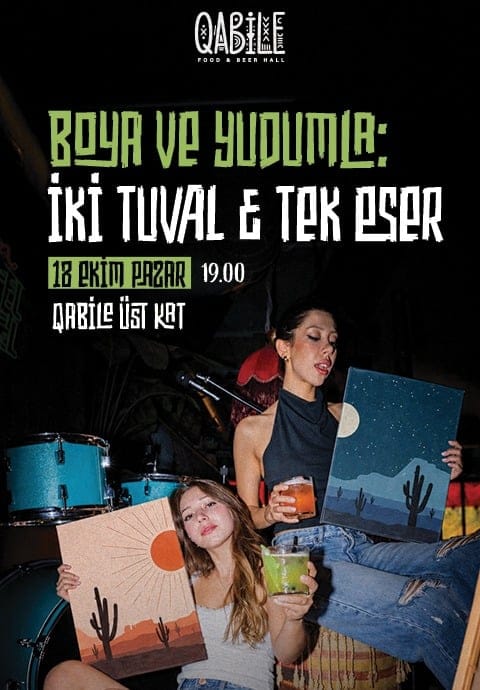 Boya ve Yudumla: İki Tuval Tek Eser