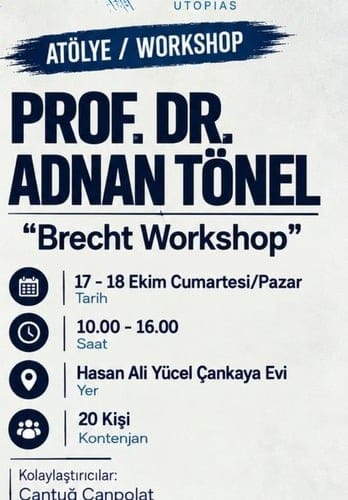 Brecht Workshop | 18. Ethos Tiyatro Festivali