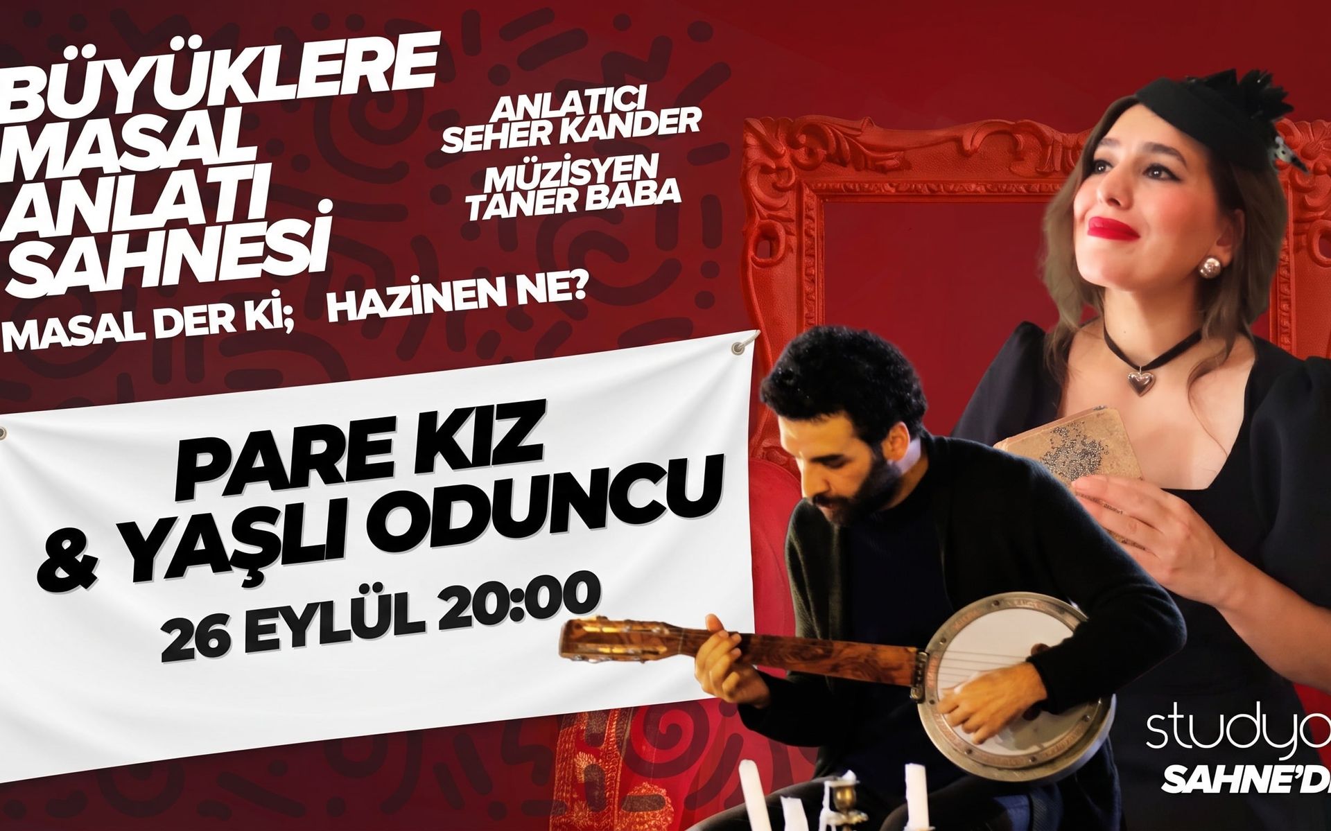 Büyüklere Masal Anlatı Sahnesi