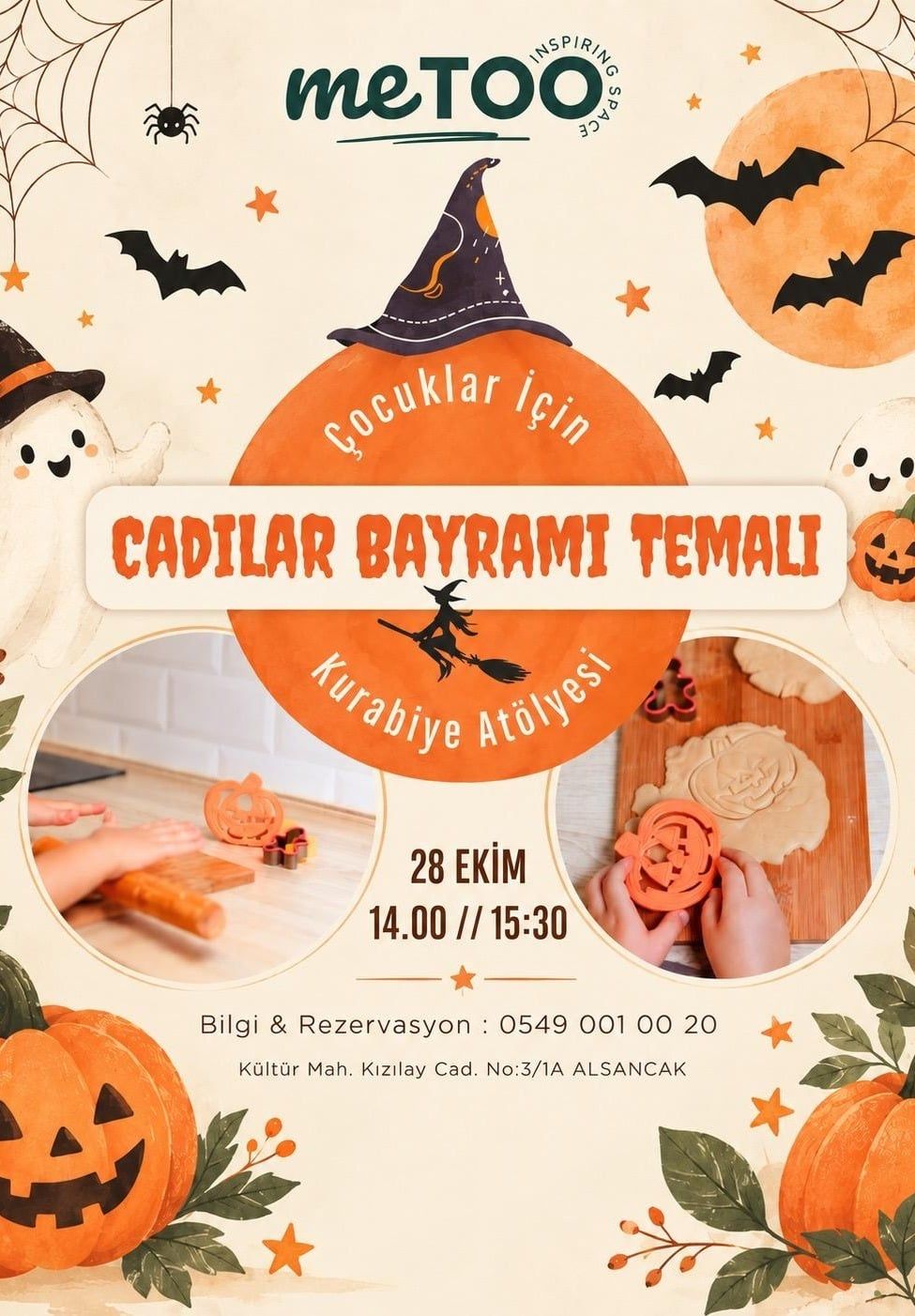 Cadılar Bayramı Temalı Kurabiye Atölyesi