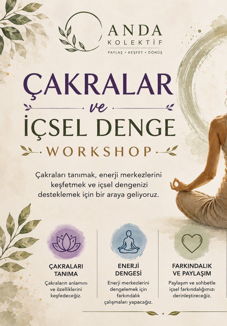 Anda Kolektif - Çakralar ve İçsel Denge Workshop