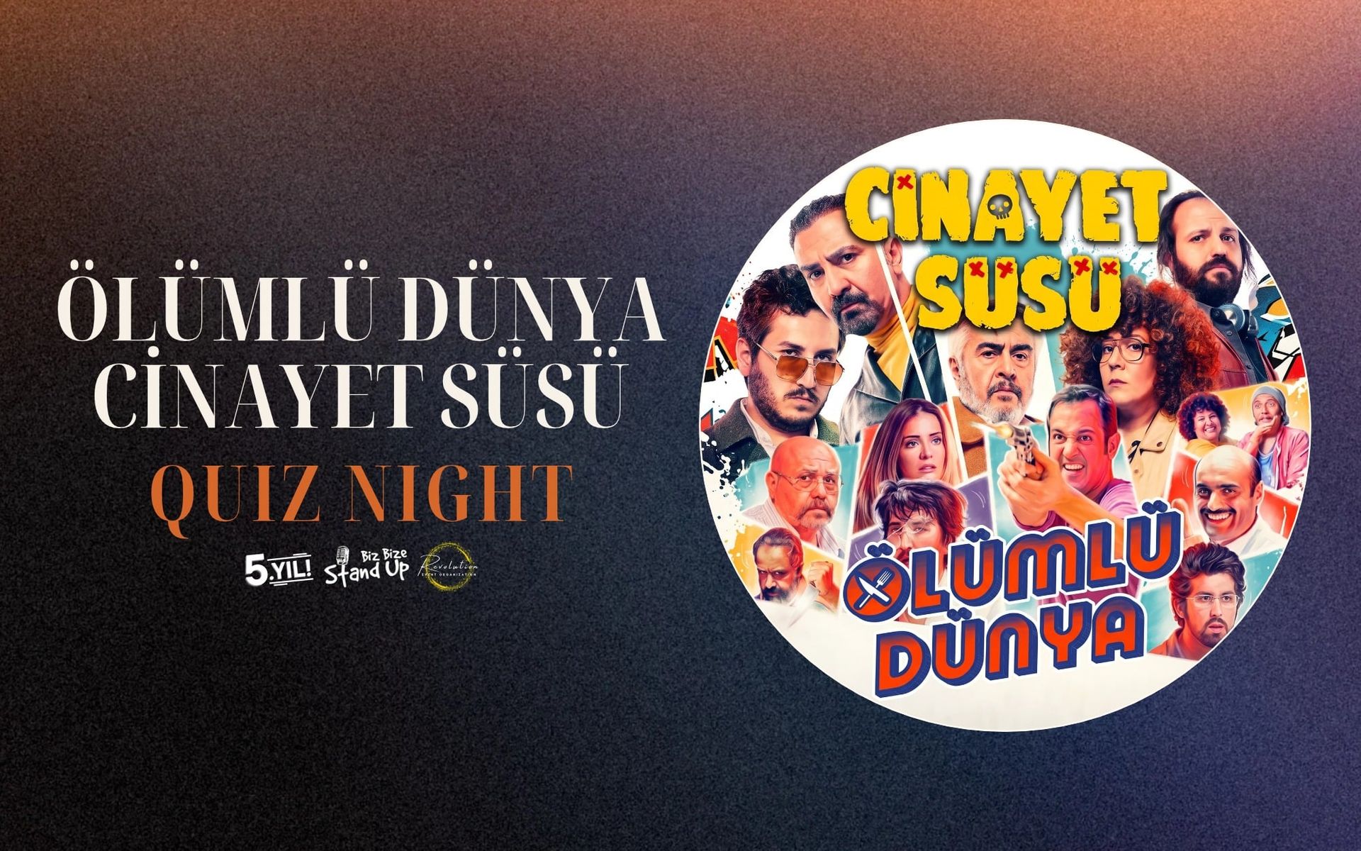 Çanakkale Quiz Night: Ölümlü Dünya & Cinayet Süsü