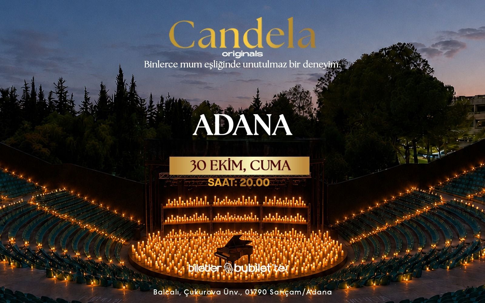 Candela Concert : Çukurova Üniversitesi Kongre Merkezi