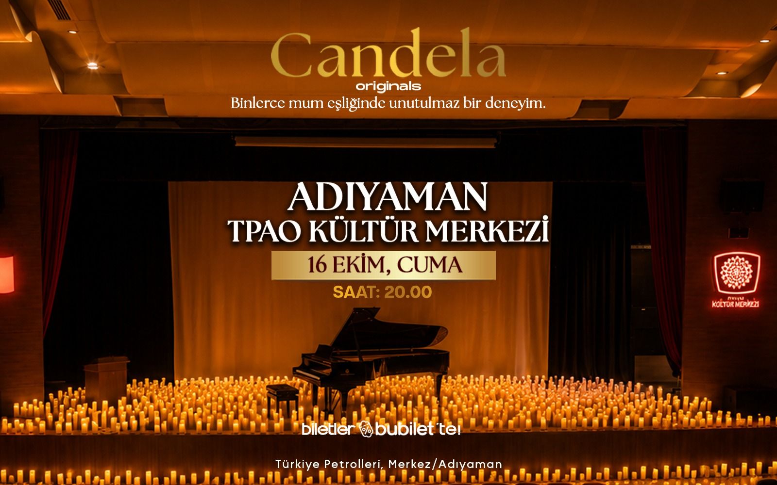 Candela Concert: Adıyaman TPAO Kültür Merkezi